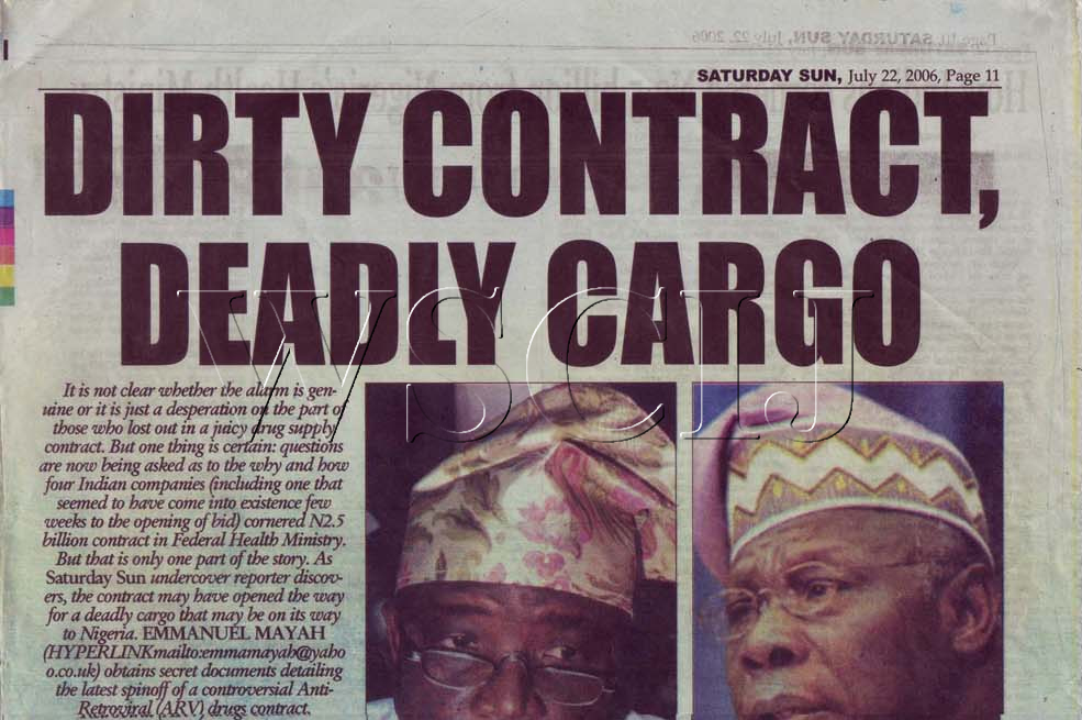 Dirty Contract, Deadly Cargo
