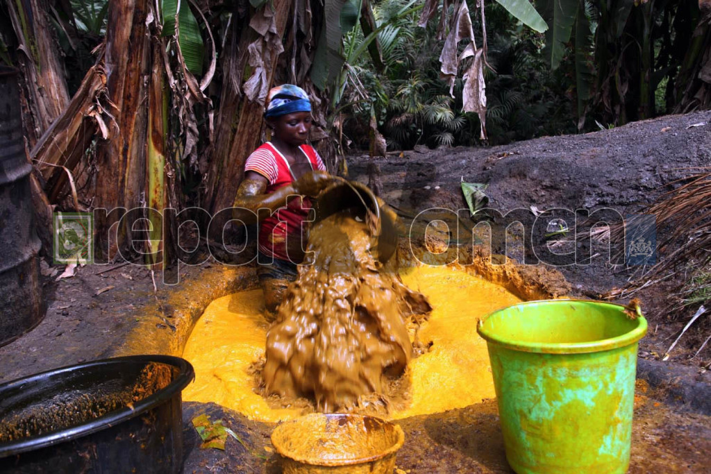 The production line is not quite long but these women do so much for so long that they go home everyday, tired; and of course they age very fast due to many factors. Photo By Emmanuel Osodi