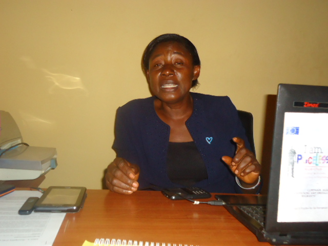 Founder of the Integrated Anti-Human Trafficking and Community Development Initiative (Intercom Africa), Okoye Hope Nkiruka