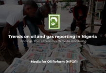 Trends on oil and gas reporting in Nigeria
